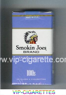 Smokin Joes Brand Ultra Lights 100s cigarettes soft box