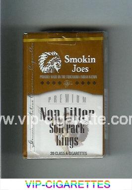 Smokin Joes Premium Non Filter Soft Pack Kings cigarettes soft box