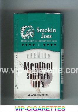 Smokin Joes Premium Menthol Soft Pack 100s cigarettes soft box