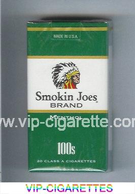 Smokin Joes Brand Menthol 100s cigarettes soft box