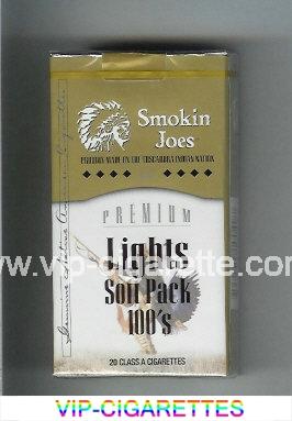 Smokin Joes Premium Lights Soft Pack 100s cigarettes soft box