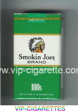 Smokin Joes Brand Menthol Lights 100s cigarettes soft box