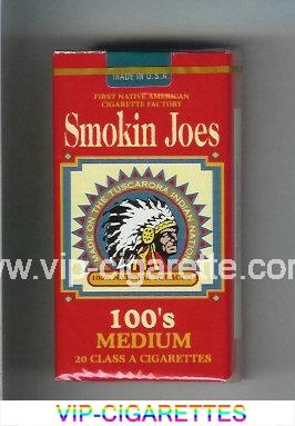 Smokin Joes 100s Medium cigarettes soft box