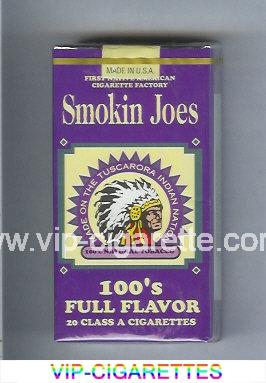 Smokin Joes 100s Full Flavor cigarettes soft box