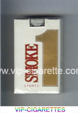 Smoke 1 Lights cigarettes soft box
