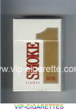 Smoke 1 Lights Box cigarettes hard box