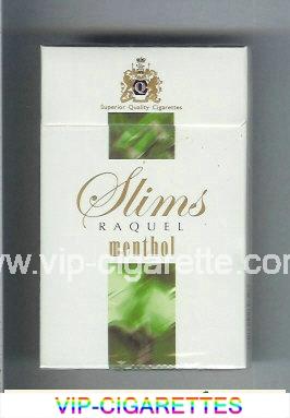 Slims Raquel Menthol 100s cigarettes hard box
