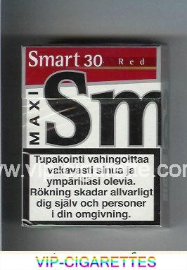 Smart 30 Red Maxi cigarettes Full Taste hard box