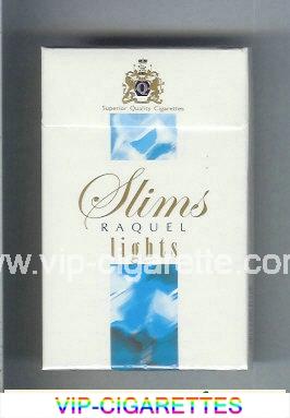 Slims Raquel Lights 100s cigarettes hard box