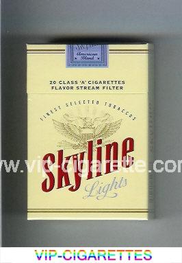 Skyline Lights cigarettes hard box