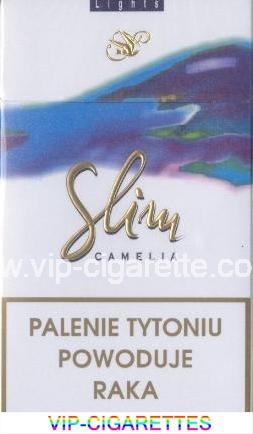 Slim Camelia Lights 100s cigarettes hard box