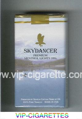 Skydancer Premium Menthol Lights 100s cigarettes soft box