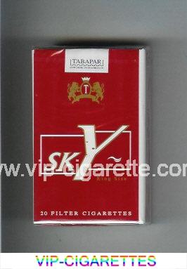 Sky King Size cigarettes red soft box