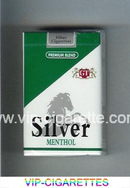 Silver Menthol Premium Blend cigarettes soft box