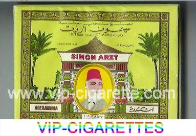Simon Arzt Alexandria cigarettes wide flat hard box