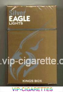 Silver Eagle Lights Kings Box cigarettes hard box