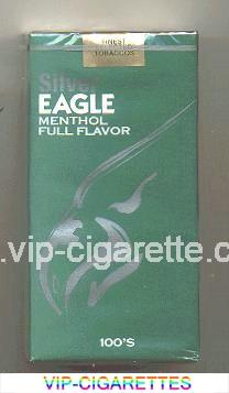 Silver Eagle Menthol Full Flavor 100s cigarettes soft box