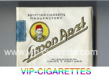 Simon Arzt cigarettes wide flat hard box