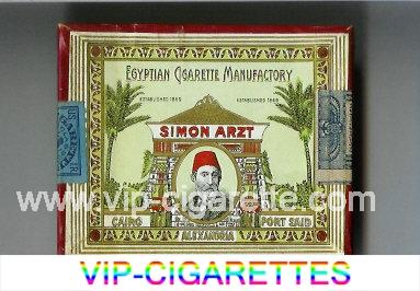 Simon Arzt Cairo Alexandria Port Said cigarettes wide wide flat hard box