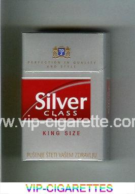 Silver Class King Size cigarettes hard box