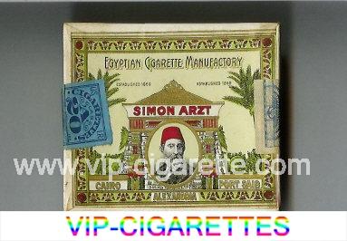 Simon Arzt Cairo Alexandria Port Said cigarettes narrow wide flat hard box