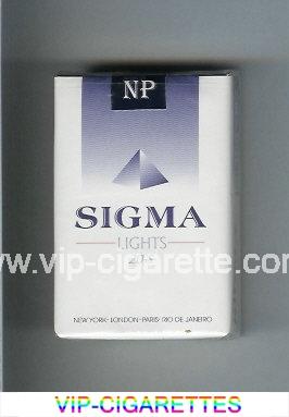 Sigma Lights cigarettes soft box