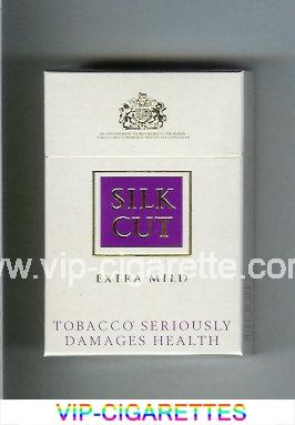 Silk Cut Extra Mild cigarettes white and violet hard box