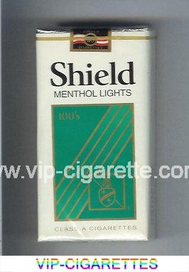 Shield Menthol Lights 100s Cigarettes soft box