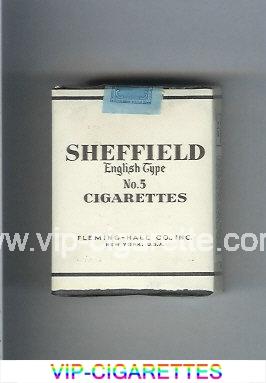 Sheffield English Type No 5 Cigarettes soft box