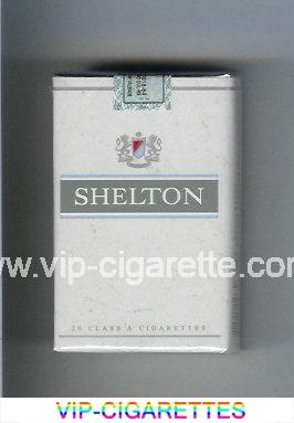 Shelton Cigarettes white and grey soft box