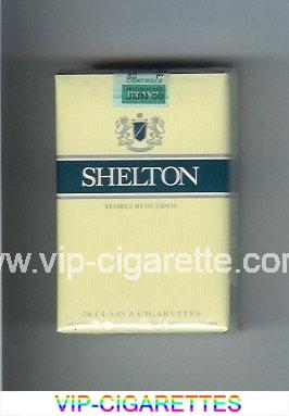 Shelton Teores Redusidos Cigarettes yellow and blue soft box