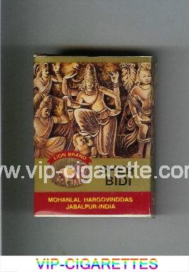 Sher Bidi Lion Brand Cigarettes hard box