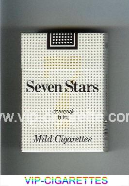 Seven Stars 7 Mild Cigarettes Charcoal Filter cigarettes hard box