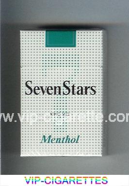 Seven Stars 7 Menthol cigarettes hard box