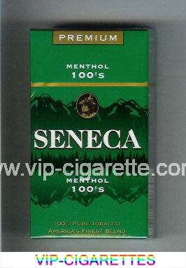 Seneca Menthol 100s cigarettes hard box