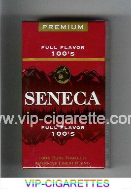 Seneca Premium Full Flavor 100s cigarettes hard box