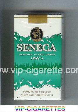 Seneca Menthol Ultra Lights 100s cigarettes soft box