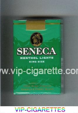 Seneca Menthol Lights cigarettes soft box