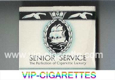 Senior Service cigarettes wide flat hard box