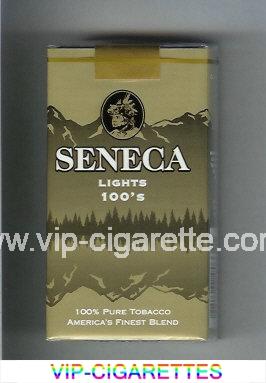 Seneca Lights 100s cigarettes soft box