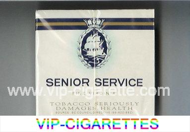 Senior Service Fine Virginia cigarettes wide flat hard box