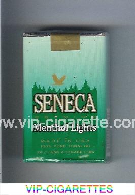 Seneca Premium Menthol Lights cigarettes soft box