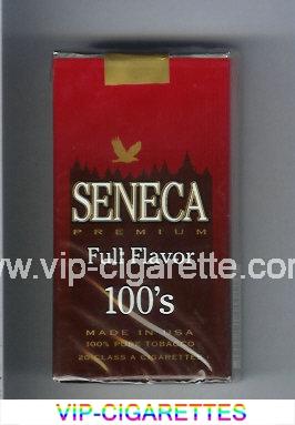 Seneca Premium Full Flavor 100s cigarettes soft box