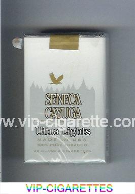 Seneca Cayuga Premium Ultra Lights cigarettes soft box