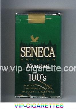 Seneca Premium Menthol 100s cigarettes soft box