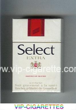 Select Extra American Blend cigarettes hard box