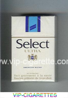 Select Ultra American Blend cigarettes hard box