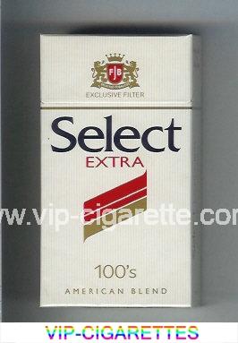 Select Extra 100s Exlusive Filter American Blend cigarettes hard box