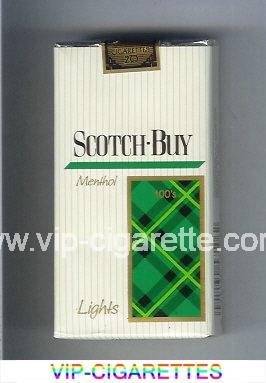 Scotch-Buy Lights Menthol 100s cigarettes soft box