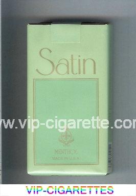 Satin Menthol 100s cigarettes soft box
